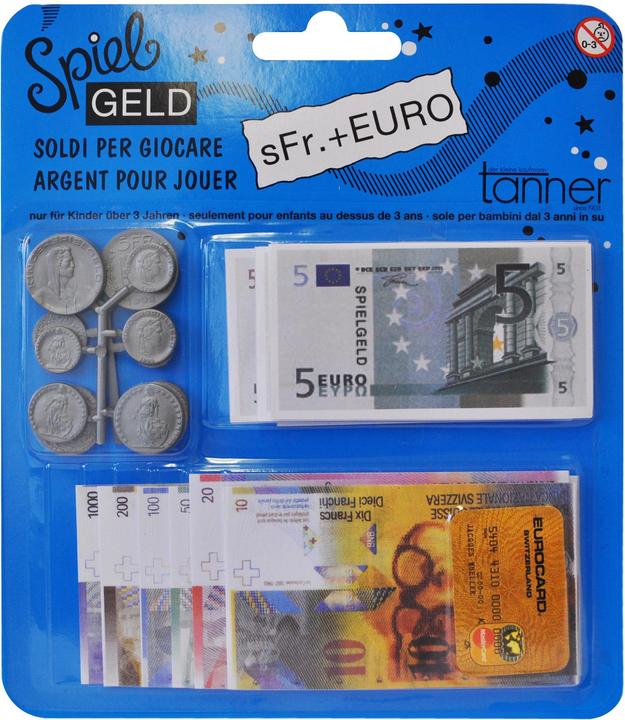 Actual product image Tanner CHF Play money