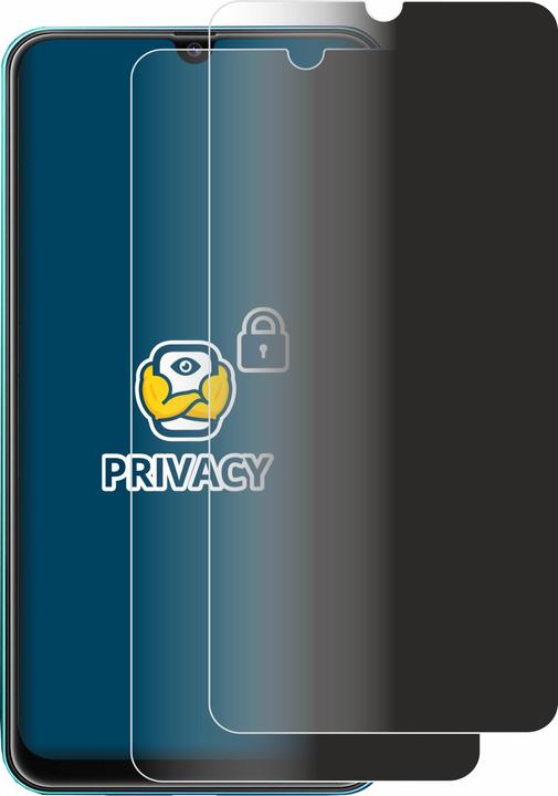 Productafbeelding BROTECT Anti-spionnetje privacyfolie Beschermfolie tegen blauw licht (2 Stuk, Samsung Galaxy M31)
