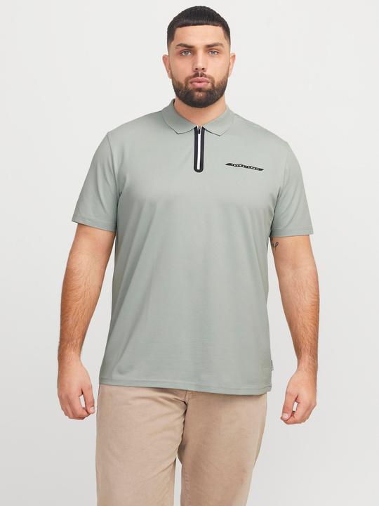 Actual product image Jack & Jones Plus Size Gedruckt Poloshirt Poloshirt (3XL)