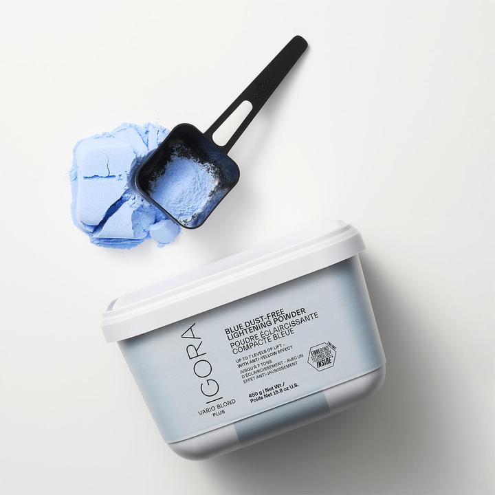 Actual product image Schwarzkopf Igora Vario Blond Light Plus 450 g Blonding Powder (Blond)