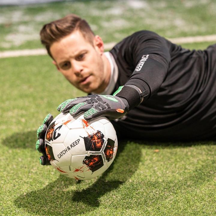 Actual product image Catch & Keep Goalie Gloves Football Gloves Goalkeeper Gloves Keeper Gloves (8)