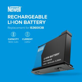 Immagine prodotto Newell batteria di ricambio One X3 per Insta360 (Accumulatore di carica elettrica)