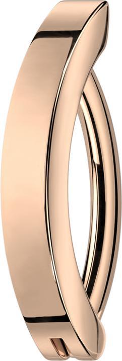 Actual product image Star Piercing Banana Foldable Rose Gold Shield (Titanium G23, without brass)