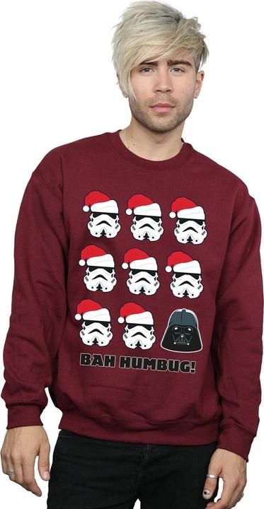Actual product image Star Wars Mens Christmas Humbug Sweatshirt (S)