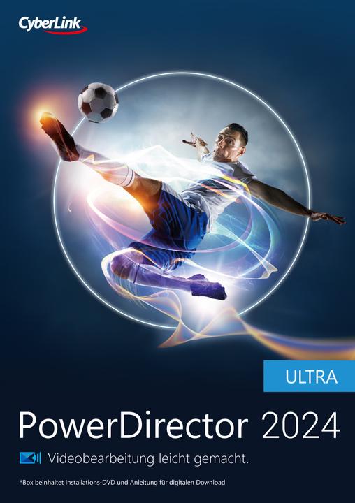 CyberLink PowerDirector 2024 Ultra ESD Download Code (1 User, 1 Geräte/User, unbegrenzt)