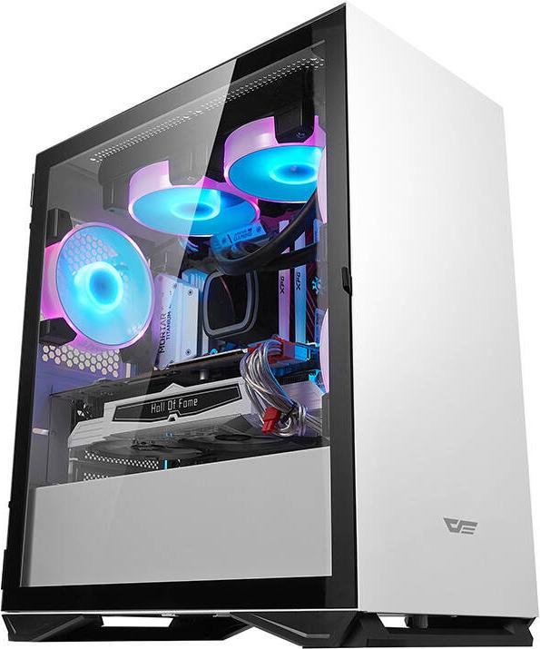 Actual product image Darkflash Tech Computer case DLM22 (white)