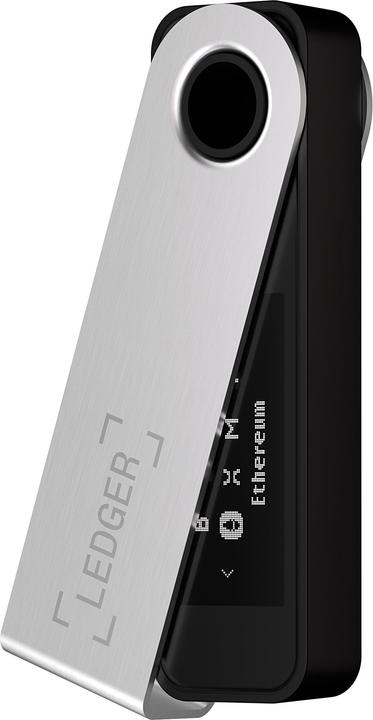 Immagine prodotto Ledger Nano S Plus Nero incl. buono Bitcoin da 20 dollari (Cardano, Bitcoin, Litecoin, Ubiq, Bitcoin Cash, Komodo, Dash, Zcash, Ethereum Classic, Ether, Vertcoin, Stellar, Neo)