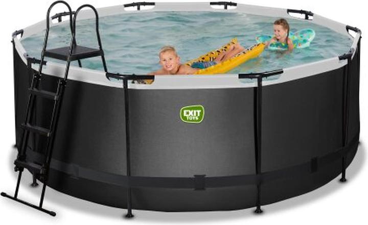 Produktbild Exit Rahmen-Pool rund 360x122 cm mit Sandfilterpumpe (Ø 360 x 122 cm)