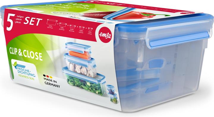 Actual product image Emsa 3D Snap&Close 5 piece set (3.70 l)