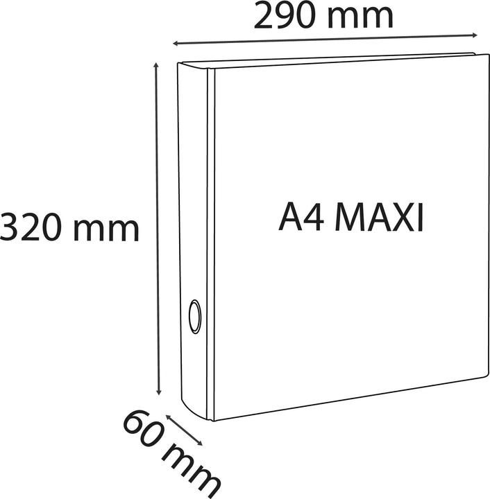 Image du produit Exacompta Classeurs à anneaux (A4, 60 mm, 1 pièce(s))