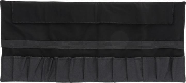 Actual product image Gedore Red red Tool roll bag for 12 keys, With compartment for small parts, Without equipment, Black (1 pieces)