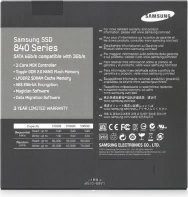 Produktbild Samsung SSD 840 Basic 250GB