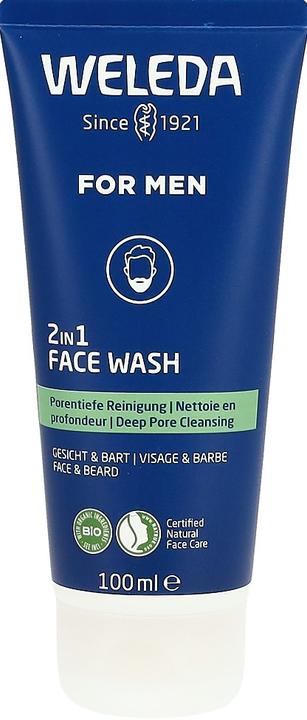 Produktbild Weleda FOR MEN Face Wash 2in1 (100ml) (Reinigungstücher, 100 ml)