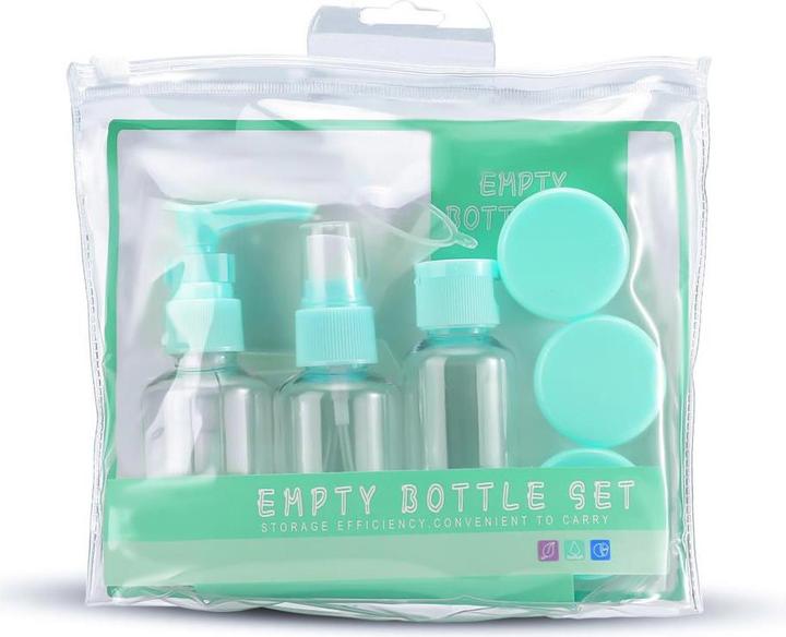 Actual product image Intirilife Bottle Set in BLUE TRANSPARENT