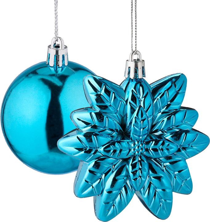 Image du produit Relaxdays ensemble de 100 boules de Noël (100 -pièce)