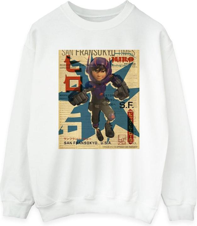 Image du produit Disney - Sweat BIG HERO BAYMAX HIRO NEWSPAPER - Femme (L)