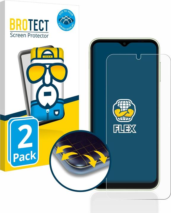 Produktbild BROTECT Full-Cover Displayschutz (2 Stück, Samsung Galaxy A14)