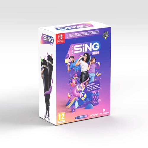 Actual product image Ravenscourt Let's Sing 2024 International Version (+ 2 Mics) (Switch, DE, EN, IT, FR)