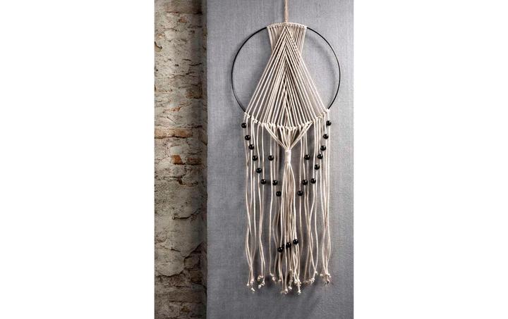 Image du produit Glorex Cordon macramé en laine tissée 3 mm, 250 g, vert olive (85 m)