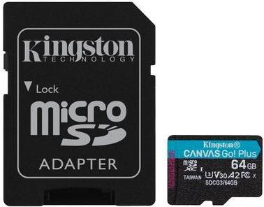 Produktbild Kingston Canvas Go! Plus MicroSD UHS-I Class 10 (64 GB, microSD, U3, UHS-I)