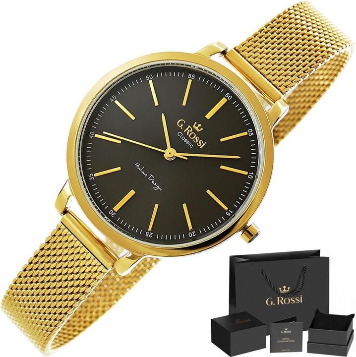 Actual product image Gino Rossi Watch G.Rossi WOMEN'S WATCH - C11760B-1D1 (zg778g) + universal BOX