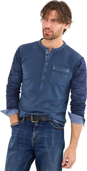 Image du produit Joe Browns Contrast Aztec Long Sleeve Henley (S)
