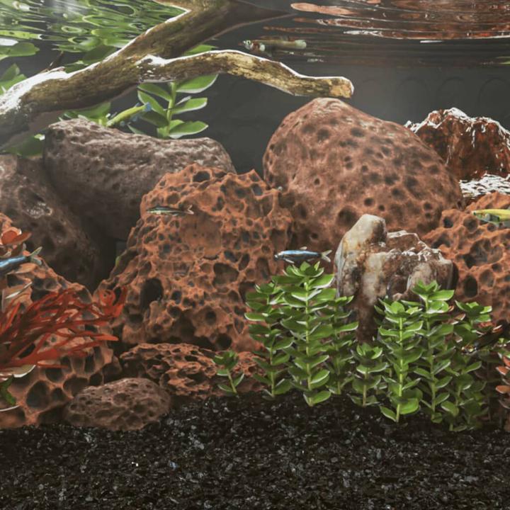 Produktbild VidaXL Lavagranulat 10 kg Rot 10-30 cm,Farbe: Rot,Material (Dekoration, sonstige Gegenstände)