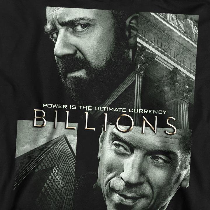 Actual product image Billions Unisex Adult Currency Poster Sweatshirt (M)
