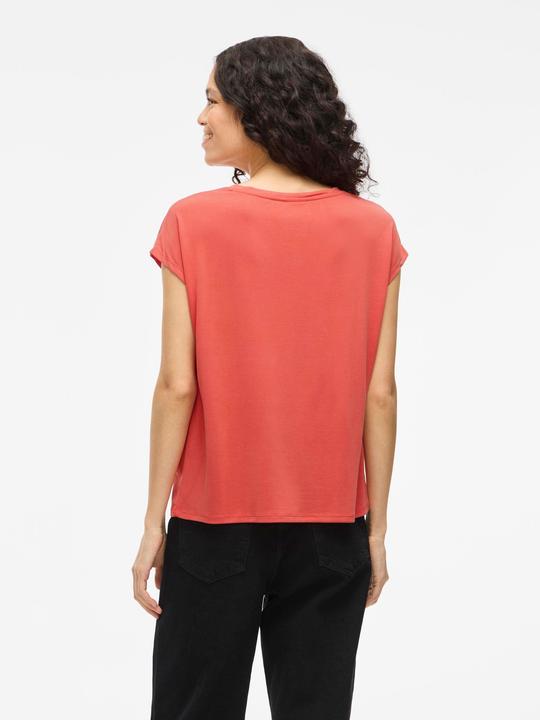 Actual product image Vila VIMODALA V-Ausschnitt Oberteil mit kurzen Ärmeln (XL)