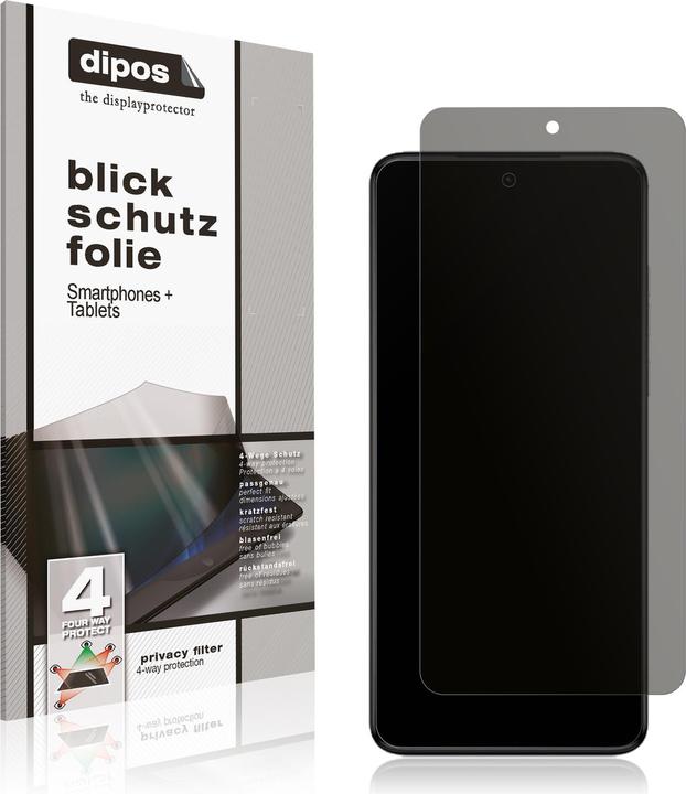 Produktbild Dipos Blickschutzfolie 4-Way Privacy (1 Stück, Motorola Moto G84)