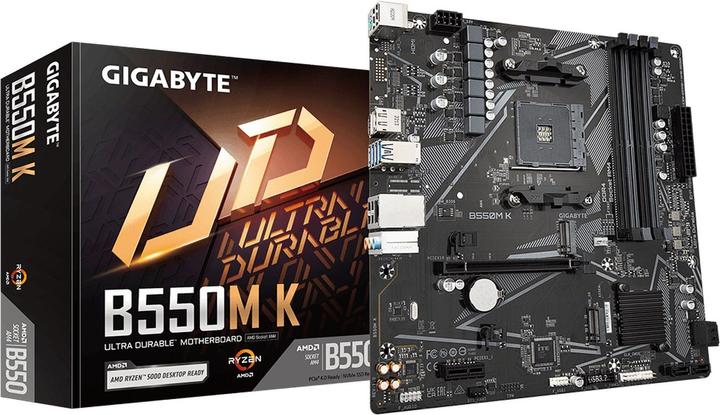 Actual product image Gigabyte B550M K (AM4, AMD B550, mATX)