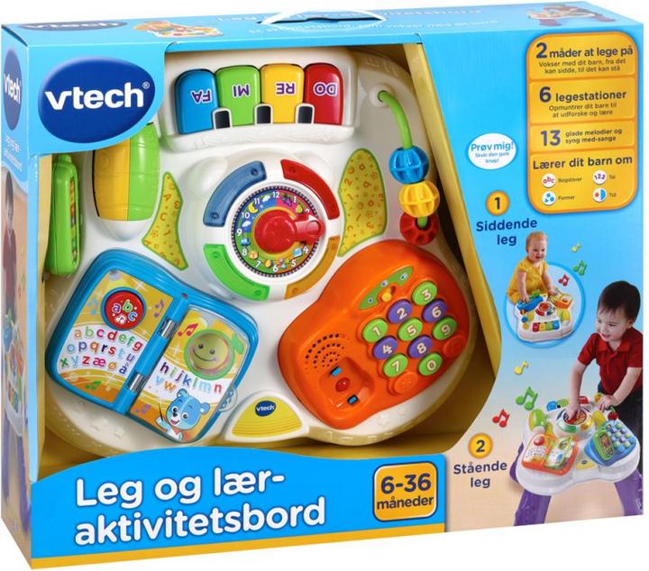 Actual product image VTech - Baby Play and Learn Activitytable (Danish) (950-148032)
