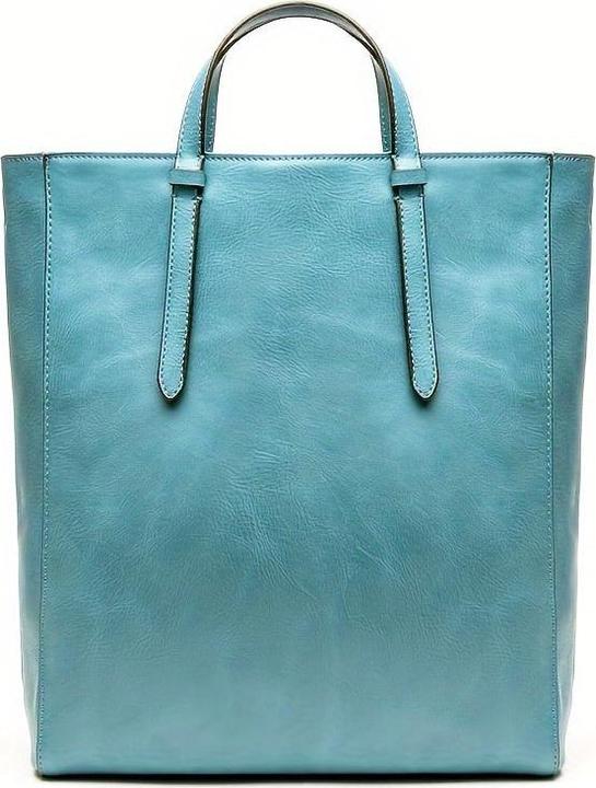 Only-Bags.Store Retro PU Leder Commuter Tote Rucksack, Minimalist Schulter Handtasche, einfache vielseitige