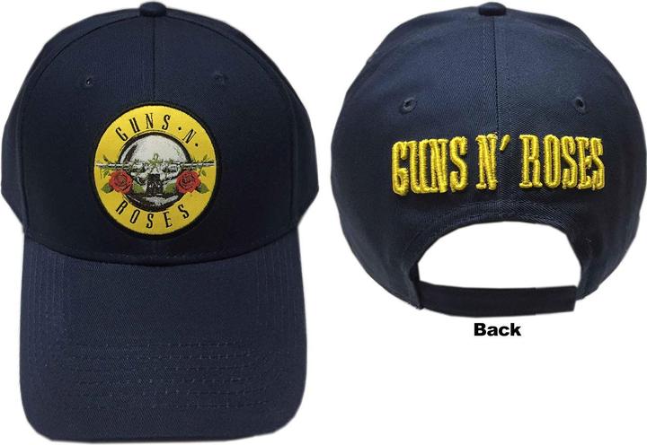 Actual product image Guns N Roses GunsNRoses Circle Logo NAVY B