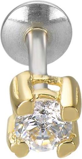 Immagine prodotto Bijouteria Piercing orecchio (Argento 925, Rivestimento PVD, Zirconia)