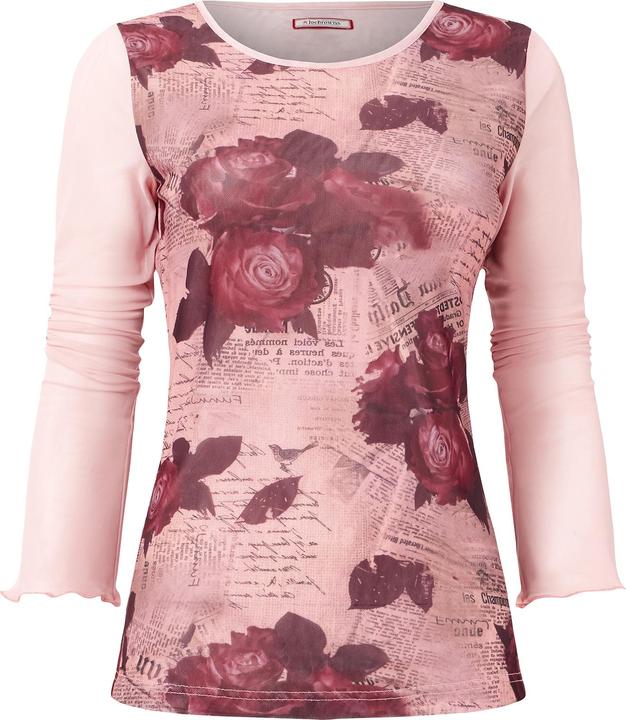 Joe Browns Rose and Script Mesh Top (44)