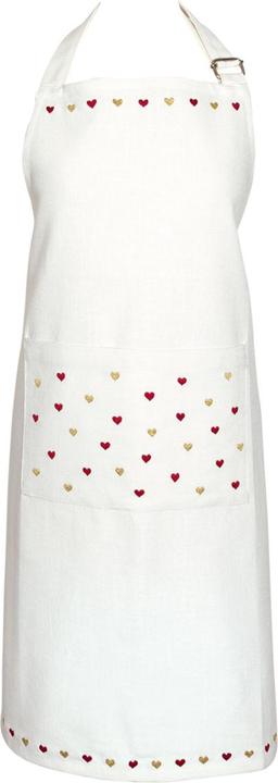 Produktbild Greengate Grace Schürze bedruckt white 70x90cm (90 C)