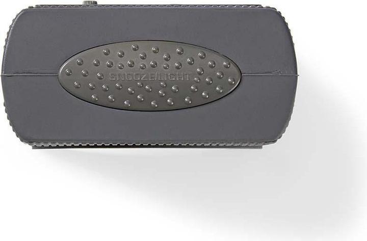 Actual product image Nedis Alarm clock, analogue, grey light