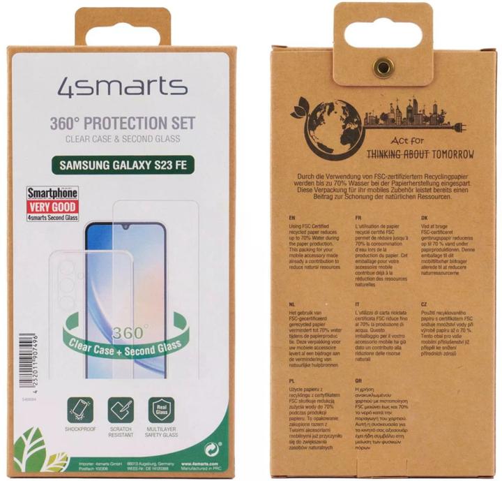 Immagine prodotto 4smarts Set di protezione a 360° (1 Pezzo/i, Samsung Galaxy S23 FE)