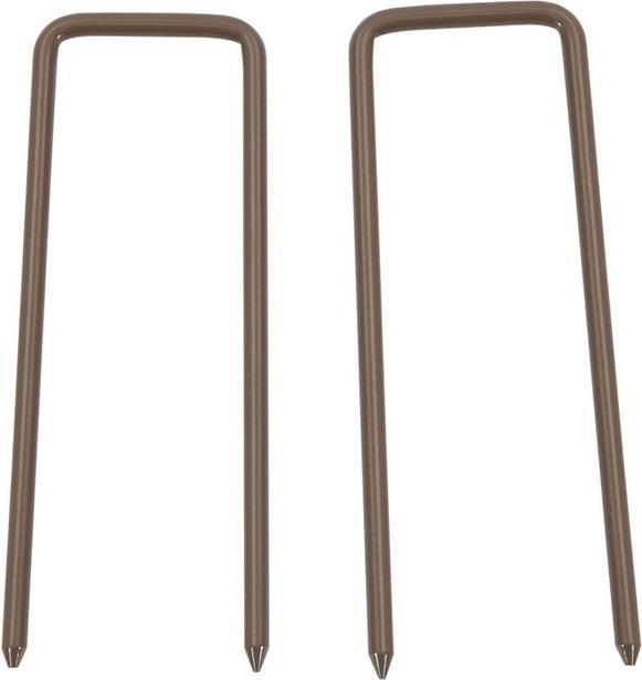 Produktbild Swisshandel24 Absperrgitter ausziehbar 52-405cm Alu Braun H103,5cm