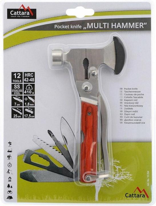 Produktbild Cattara Messer MULTI HAMMER 18cm (12 Funktionen)