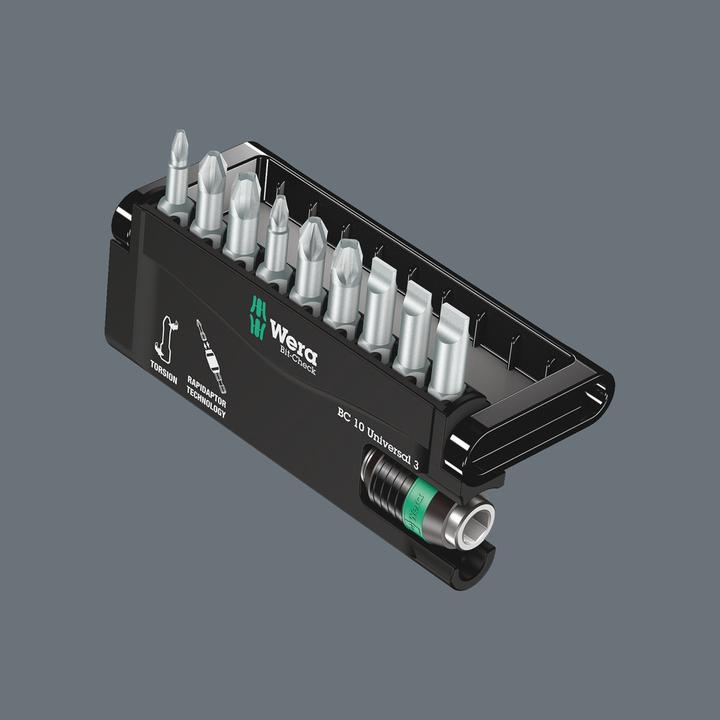 Image du produit Wera Bit-Check 10 Universal 3 SB (Croix Phillips PH M2, Croix Phillips PH M3, Croix Phillips PH M1)