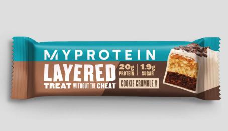 Image du produit MyProtein Barre Layered au détail (12 x 60G) (Cookie Crumble, 12 pcs, 720 g)