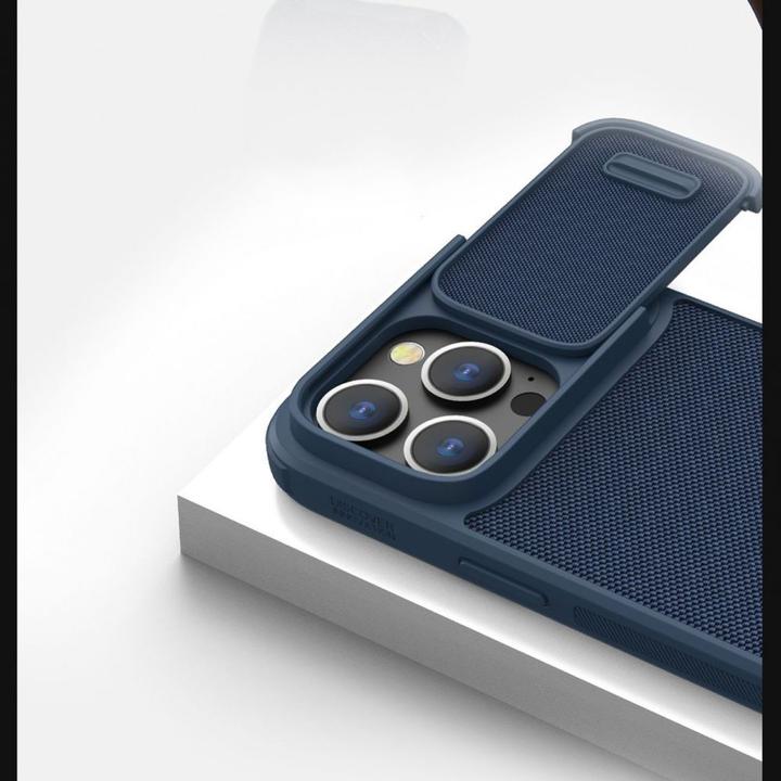 Immagine prodotto Nillkin Custodia S testurizzata iPhone 14 Pro Max cover con fotocamera nera (Apple iPhone 14 Pro Max)