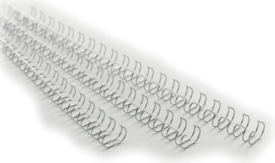 Image du produit GBC Fil de ligature, 14 mm, 21 anneaux, argenté