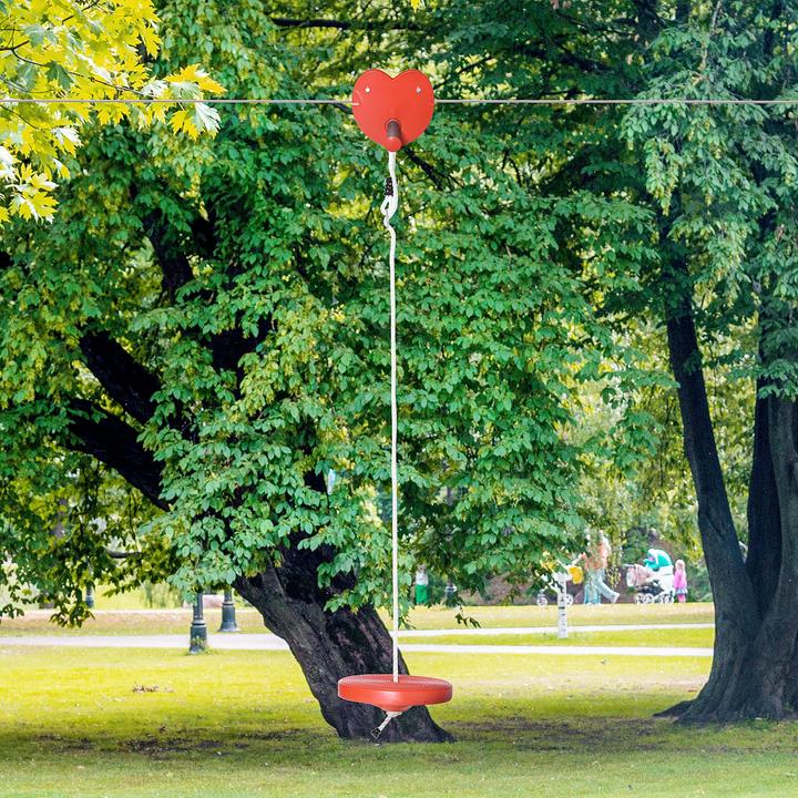 Image du produit Outsunny Kit tyrolienne avec longueur de corde réglable