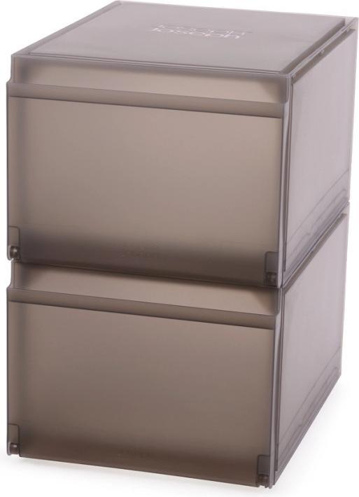 Actual product image Joseph Joseph Set of 2-piece shoe boxes. ShoeCasePremium