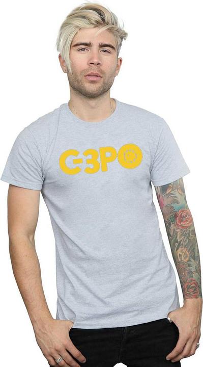 Produktbild Star Wars The Rise Of Skywalker C3PO Text Logo TShirt (L)