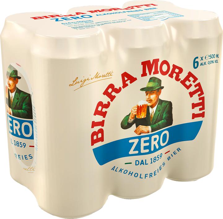 Birra Moretti Zéro (6 x 50 cl)