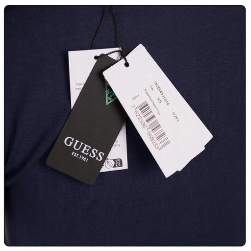 Actual product image Guess Ladies T-Shirt Ss Cn 4G Logo Tee Navy Blue S (S)